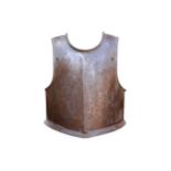 A heavy reproduction Medieval steel armour breastplate