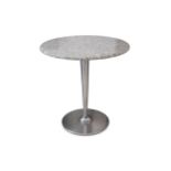 Wittmann (Austria), two circular marble topped occasional tables