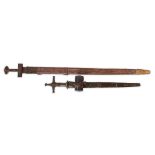 Two late 19th to early 20th Century North African Tuareg swords