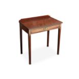 A 19th century mahogany side table