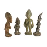 A GROUP OF IBEJI FIGURES