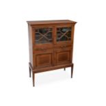 An Edwardian mahogany display cabinet