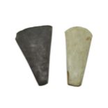 TWO HIGHLANDS STONE AXE HEADS, PAPUA NEW GUINEA