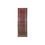 AN UNUSUAL ANTIQUE SHAHSAVAN NARROW KELLEH, NORTH-WEST PERSIA