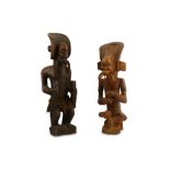 TWO CHOKWE FIGURES