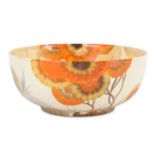 A Clarice Cliff 'Rodanthe' pattern circular bowl,