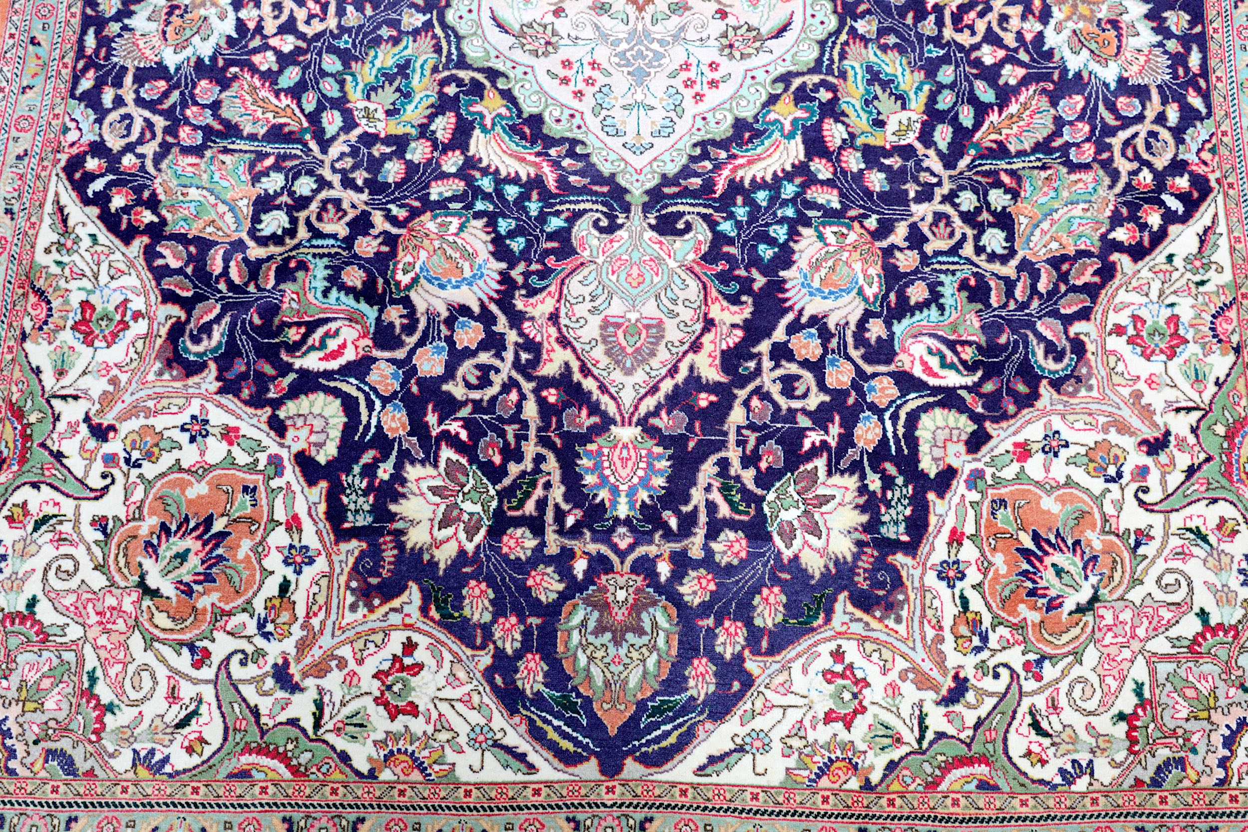 A FINE TABRIZ CARPET, NORTH-WEST PERSIA - Image 4 of 7