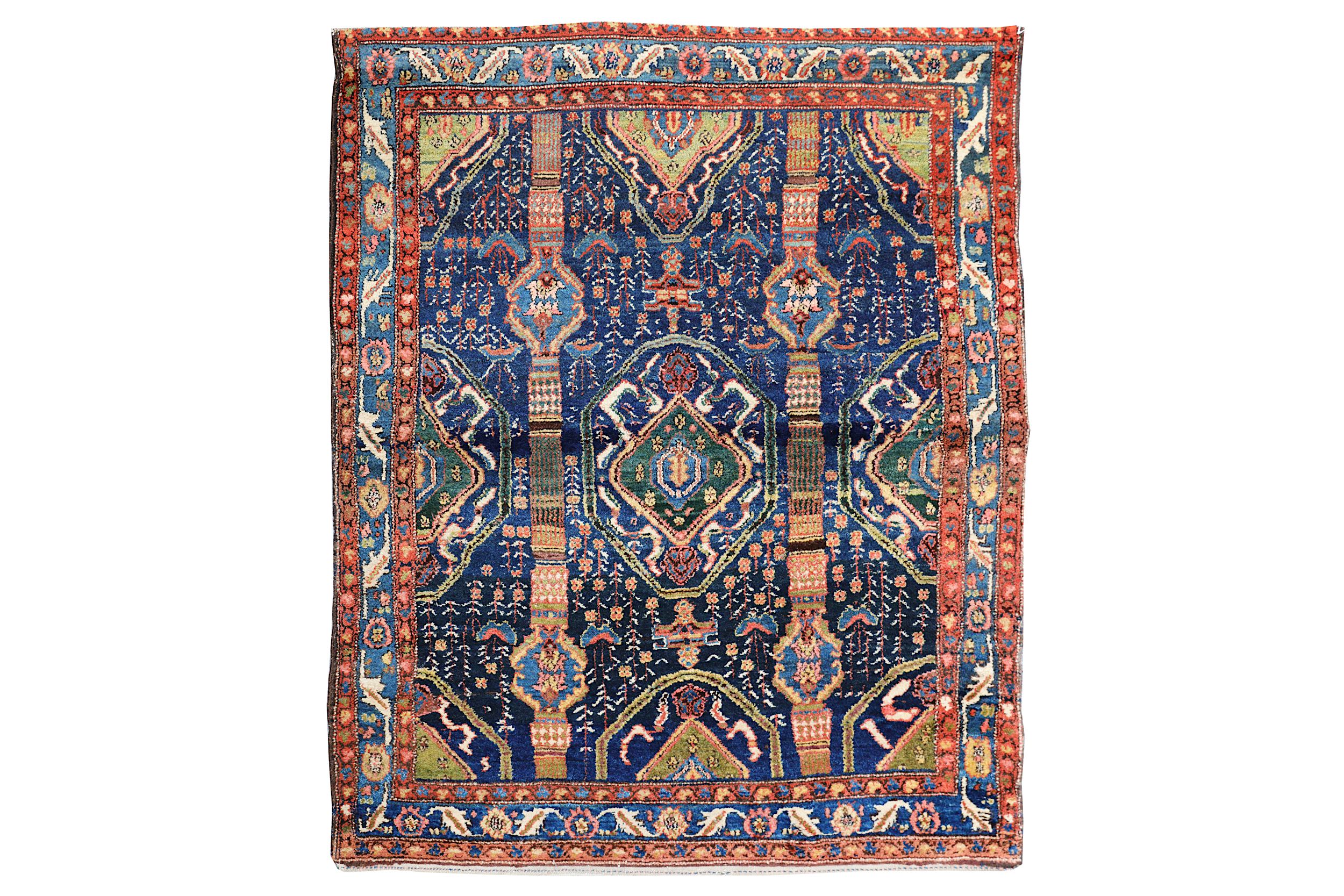 AN UNUSUAL FINE KURDISH RUG