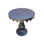 A circular centre table