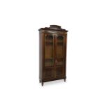 AMENDED DESCRIPTION:A LATE 19TH CENTURY FRENCH MAHOGANY AND BRASS MOUNTED BOOKCASE