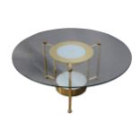 Collett Zarzycki Collection - A 1960s brass and glass coffee table
