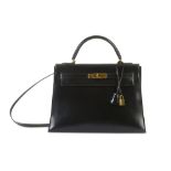 Hermès Black Box Kelly Sellier 32