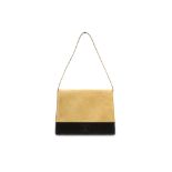 Chanel Bi-Colour Suede Patent Shoulder Bag