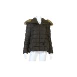 Moncler Deep Green Down Coat