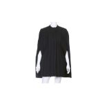 Alexander McQueen Black Knitted Cape