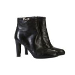 Hermès Black Ankle Boots