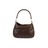 Bottega Veneta Brown Intrecciato Shoulder Bag