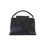 Louis Vuitton Black Capucines GM Bag