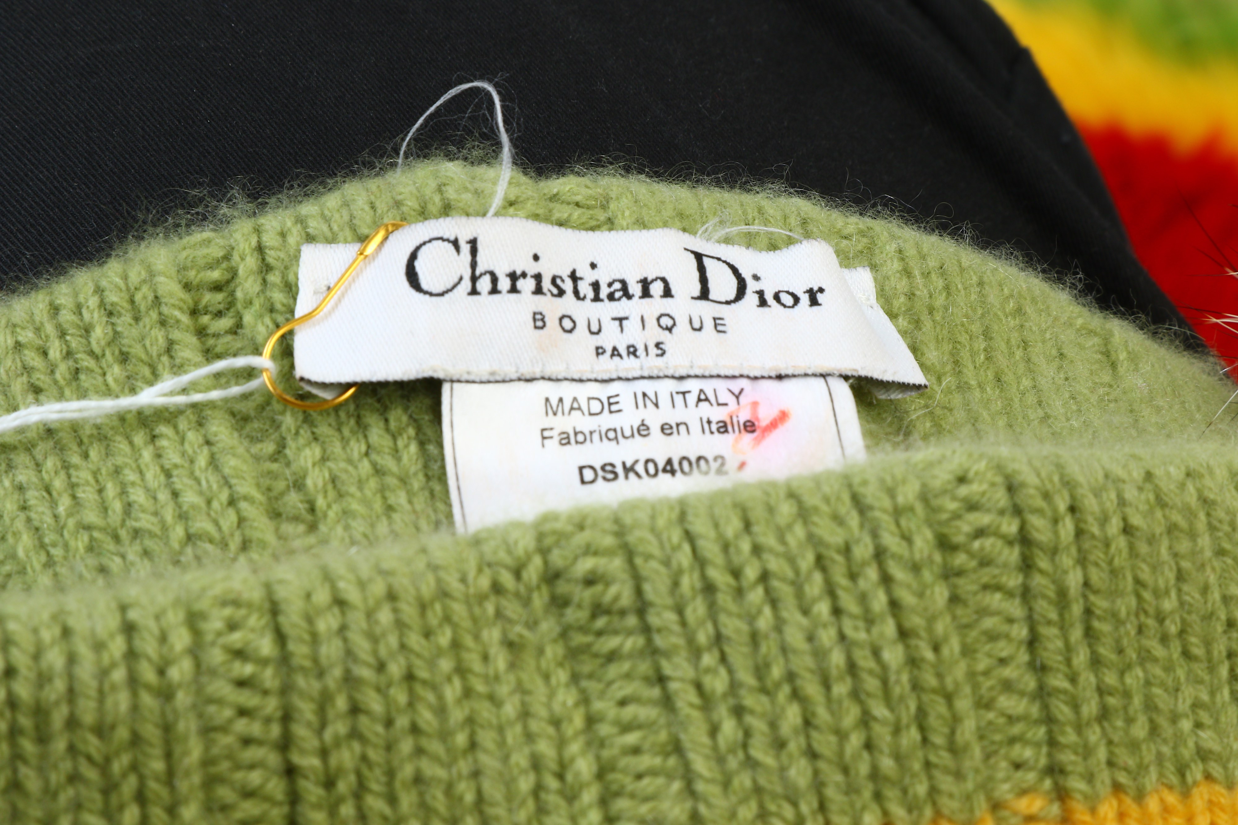Christian Dior Rasta Collection Scarf and Ear Warmer - Image 7 of 10