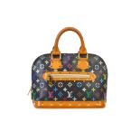 Louis Vuitton X Takashi Murakami Black Multicolour Alma