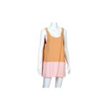 Chanel Orange and Pink Crepe Top/Dress