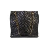 Chanel Black Shopping Tote