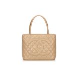 Chanel Beige Medallion Tote