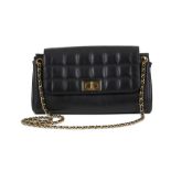 Chanel Black Accordion Flap Single Bag