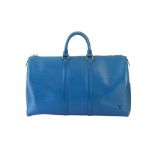 Louis Vuitton Bleu Toledo Epi Keepall 45