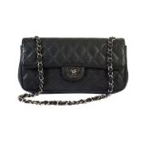 Chanel Black East West Flap Bag