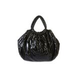 Chanel Black Soft Nylon Shopping Tote