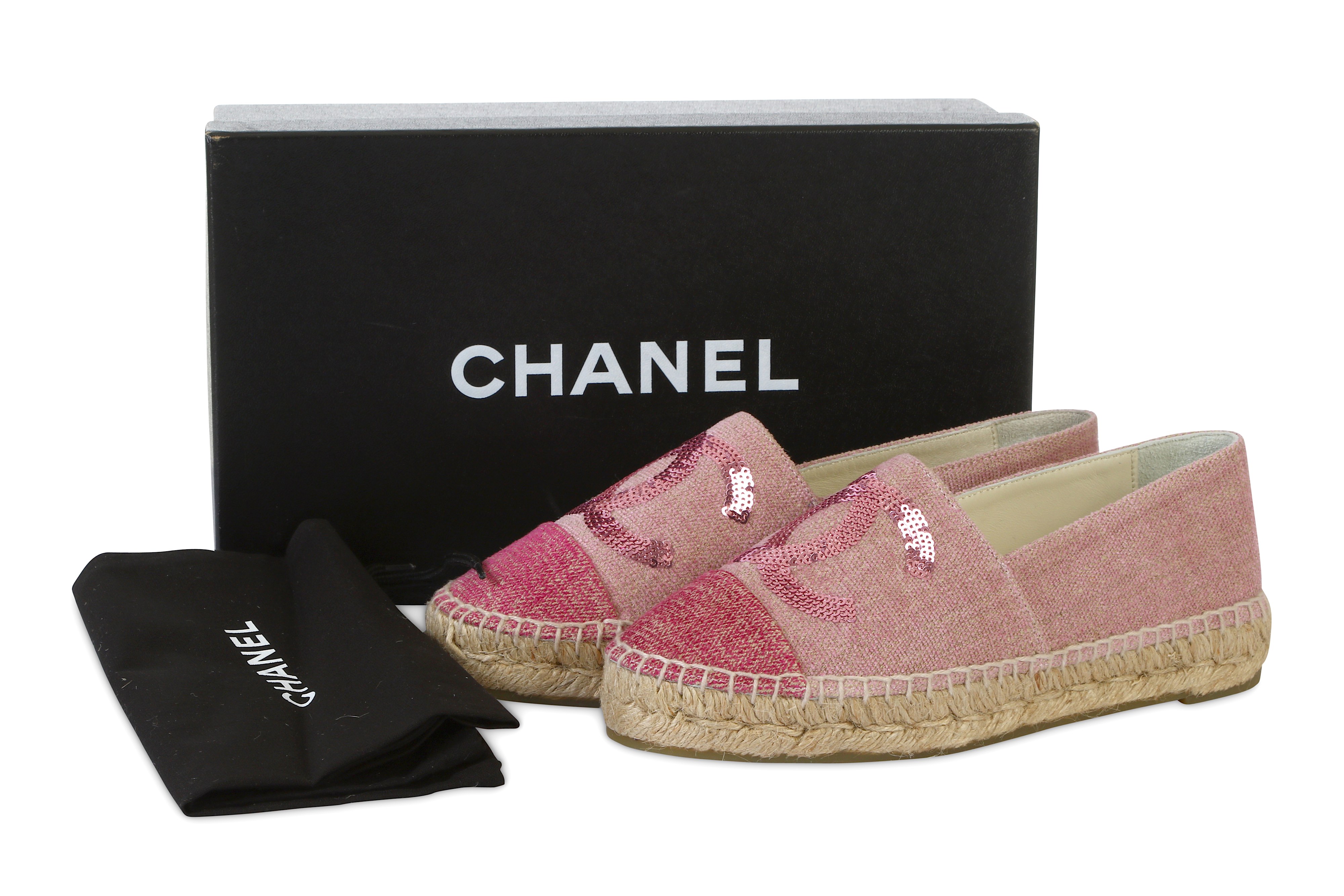 Chanel Pink Espadrilles - Image 7 of 7