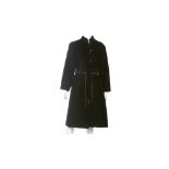 Yves Saint Laurent Black Velvet Coat