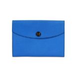 Hermès Blue Courchevel Rio Clutch