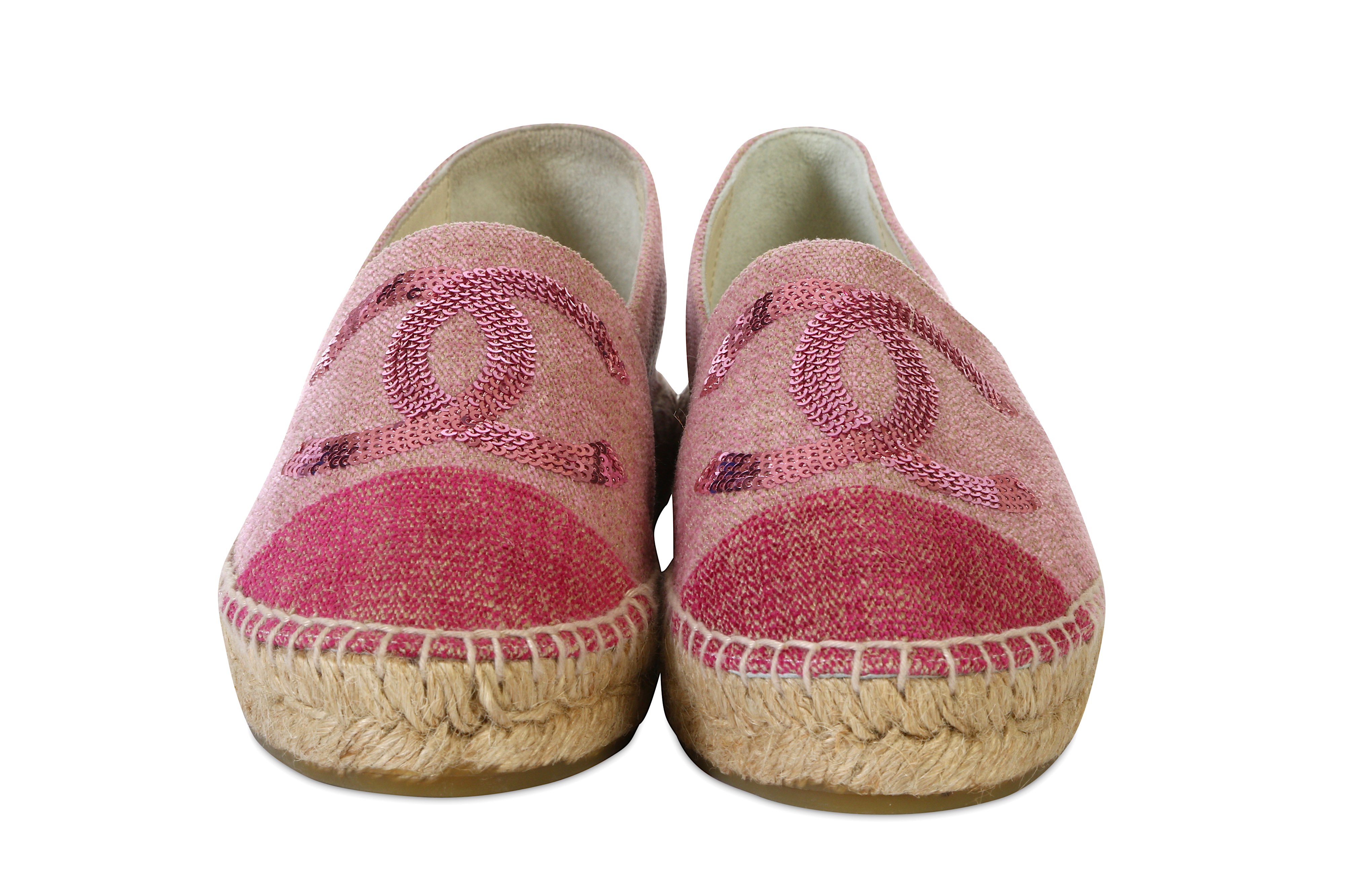 Chanel Pink Espadrilles - Image 3 of 7