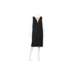 Lanvin Black Silk Shift Dress