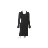 Chanel Black Crepe Dress