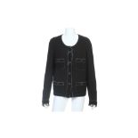 Chanel Black Cashmere Cardigan