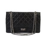 Chanel Black Crinkle Reissue 227 Flap Bag