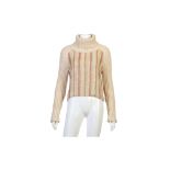 Chanel Embellished Cashmere Roll Neck Jumper