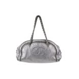 Chanel Metallic Silver Bowler