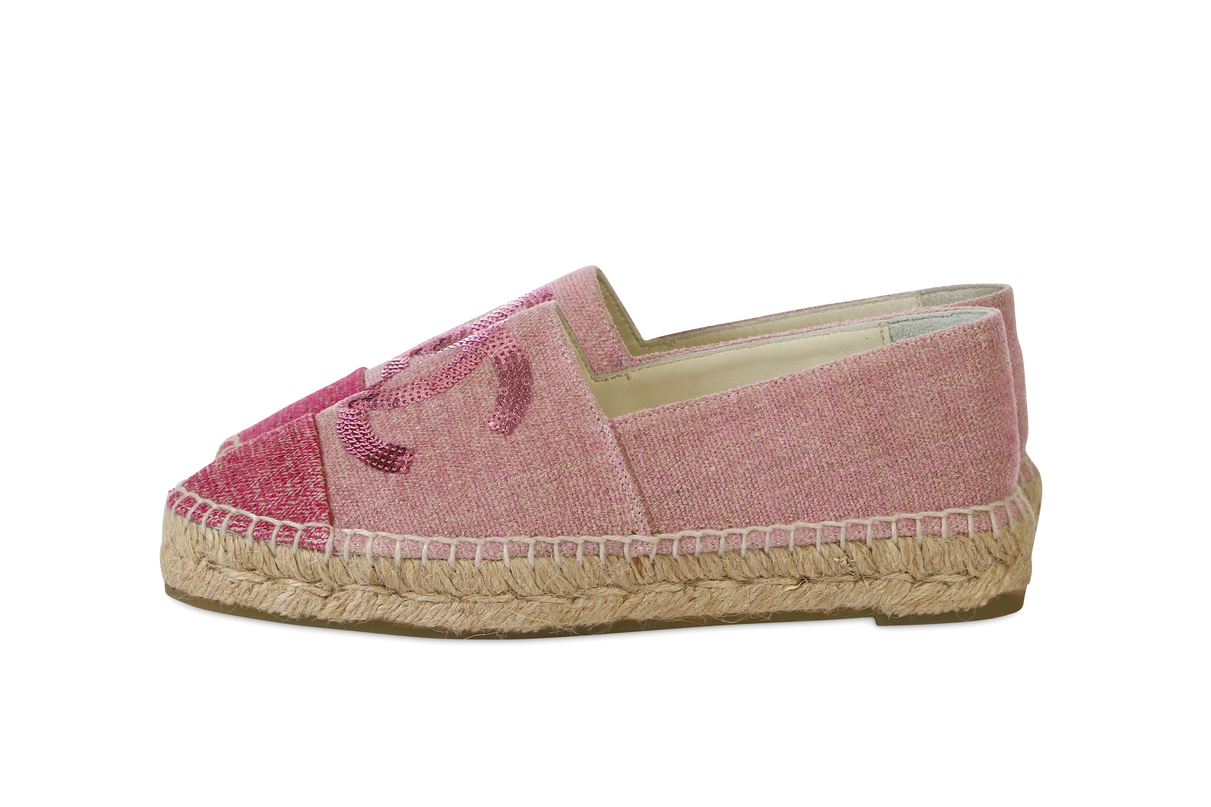 Chanel Pink Espadrilles - Image 2 of 7