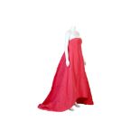 Oscar de la Renta Pink Silk Ball Gown