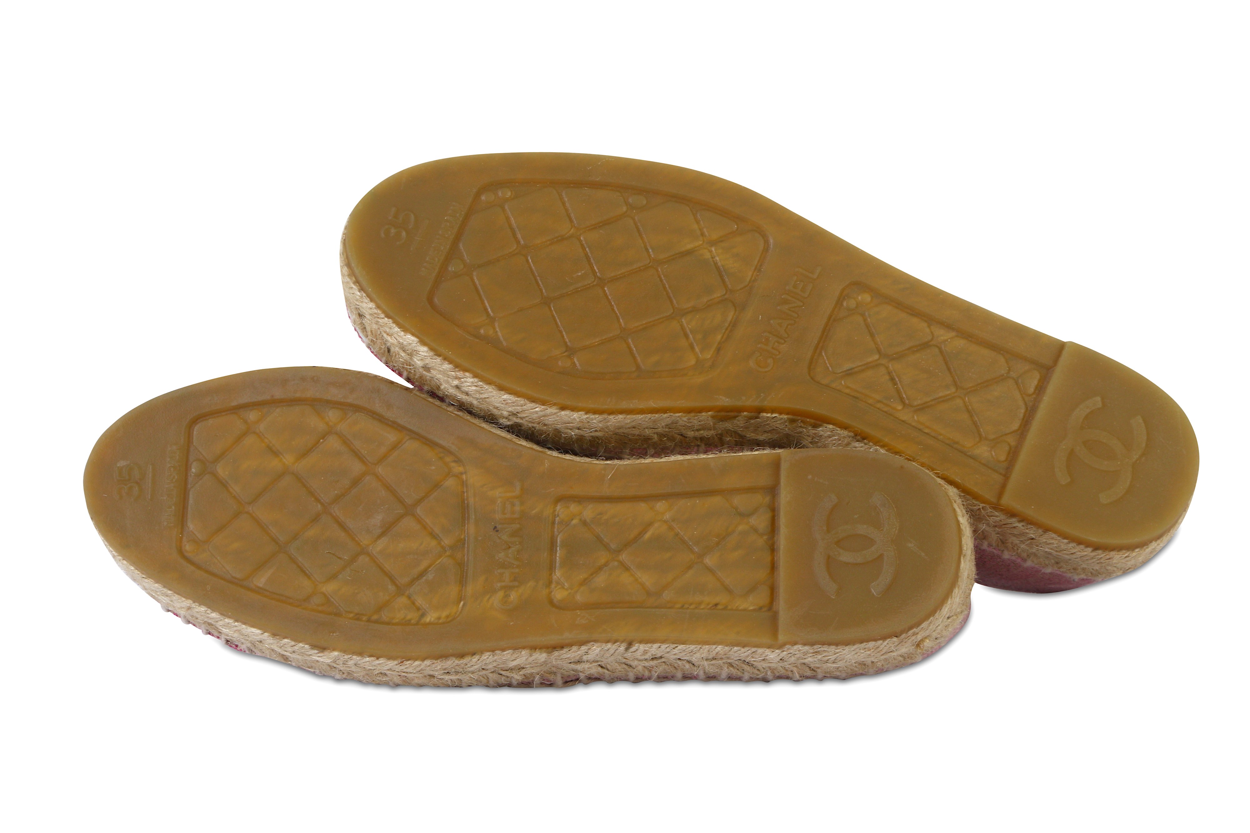 Chanel Pink Espadrilles - Image 6 of 7