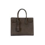 Saint Laurent Grey Suede Small Sac de Jour