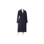 Balenciaga Blue Wool Coat