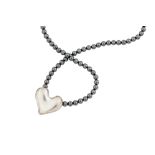 A heart necklace, by Allan Scharff for Georg Jensen