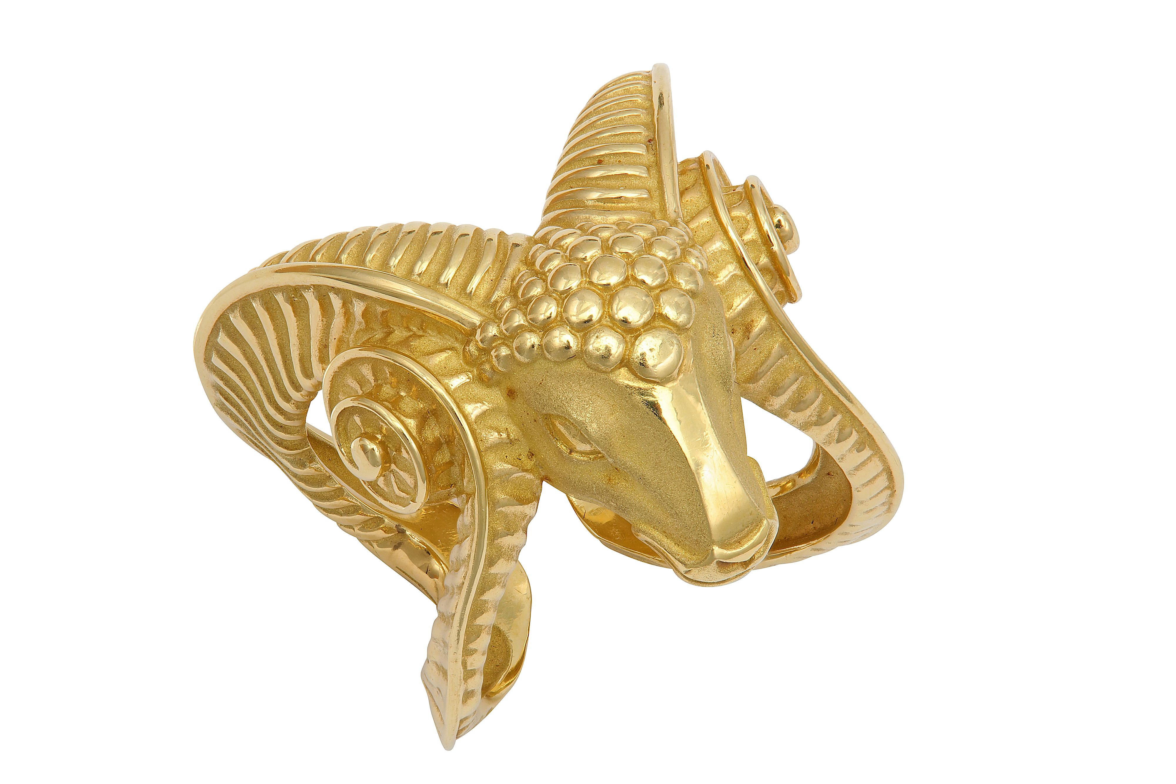 An Aries dress ring