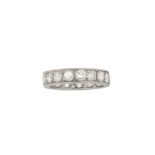 A diamond eternity ring