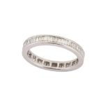 A diamond eternity ring